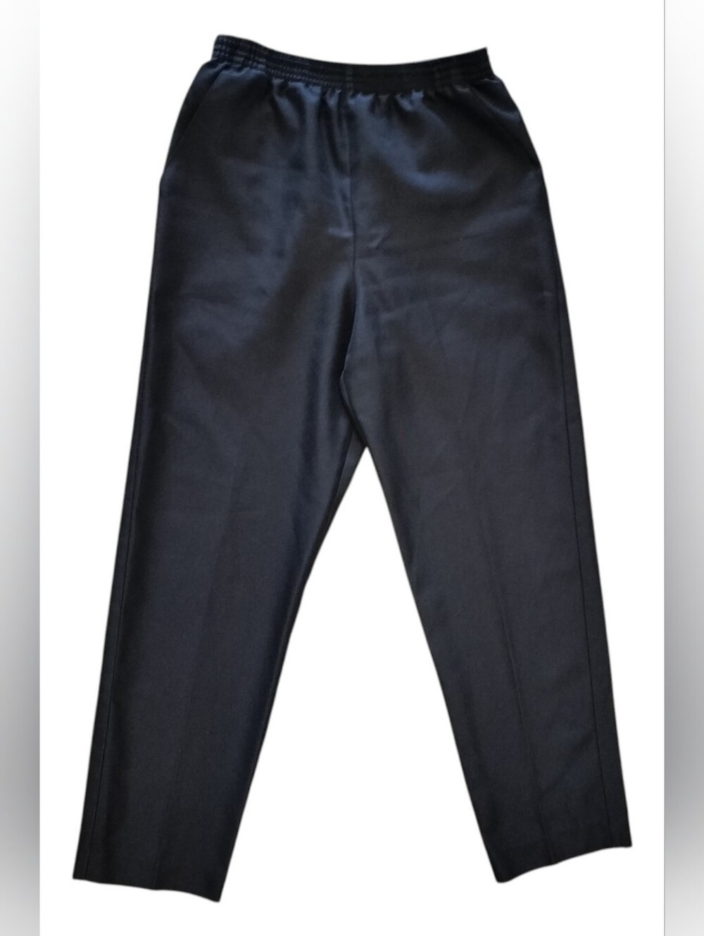 Classic Black Pull-On Trousers